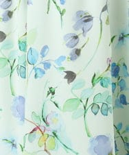 F6EDD12490 MICHEL KLEIN(小さいサイズ)(メゾン ドゥ サンク) [小さいサイズ]フラワープリントワンピース グリーン