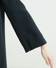 F6EDS04330 MICHEL KLEIN(小さいサイズ)(メゾン ドゥ サンク) [小さいサイズ]2WAYスリットスリーブワンピース ブラック(94)