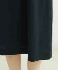 F6EDS04330 MICHEL KLEIN(小さいサイズ)(メゾン ドゥ サンク) [小さいサイズ]2WAYスリットスリーブワンピース ブラック(94)