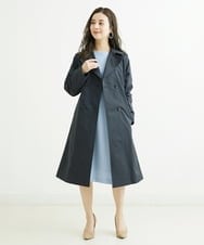 F6EDS04330 MICHEL KLEIN(小さいサイズ)(メゾン ドゥ サンク) [小さいサイズ]2WAYスリットスリーブワンピース ブラック(94)