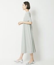 F6EFV25300 MICHEL KLEIN(小さいサイズ)(メゾン ドゥ サンク) [小さいサイズ]リネンライクワンピース ライトグリーン(30)