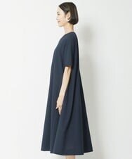 F6EFV25300 MICHEL KLEIN(小さいサイズ)(メゾン ドゥ サンク) [小さいサイズ]リネンライクワンピース ライトグリーン(30)