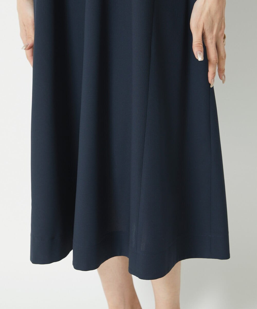 F6EFV25300 MICHEL KLEIN(小さいサイズ)(メゾン ドゥ サンク) [小さいサイズ]リネンライクワンピース ライトグリーン(30)