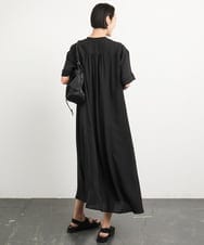 F6EGA05330 MICHEL KLEIN(小さいサイズ)(メゾン ドゥ サンク) [小さいサイズ]3WAYロングシャツワンピース グレー