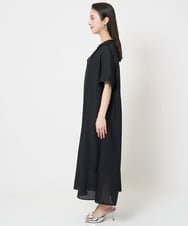 F6EGA05330 MICHEL KLEIN(小さいサイズ)(メゾン ドゥ サンク) [小さいサイズ]3WAYロングシャツワンピース グレー