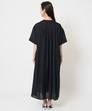 F6EGA05330 MICHEL KLEIN(小さいサイズ)(メゾン ドゥ サンク) [小さいサイズ]3WAYロングシャツワンピース グレー