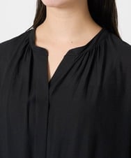 F6EGA05330 MICHEL KLEIN(小さいサイズ)(メゾン ドゥ サンク) [小さいサイズ]3WAYロングシャツワンピース グレー