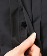 F6EGD09450 MICHEL KLEIN(小さいサイズ)(メゾン ドゥ サンク) [小さいサイズ]フレンチスリーブフレアワンピース ブラック