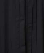 F6EGD09450 MICHEL KLEIN(小さいサイズ)(メゾン ドゥ サンク) [小さいサイズ]フレンチスリーブフレアワンピース ブラック