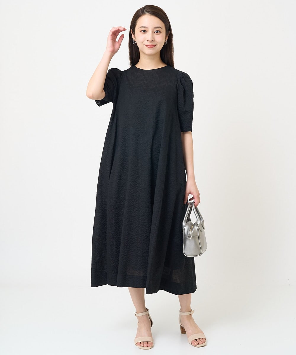 F6EGV45360 MICHEL KLEIN(小さいサイズ)(メゾン ドゥ サンク) [小さいサイズ]サッカーワンピース ブラウン(87)