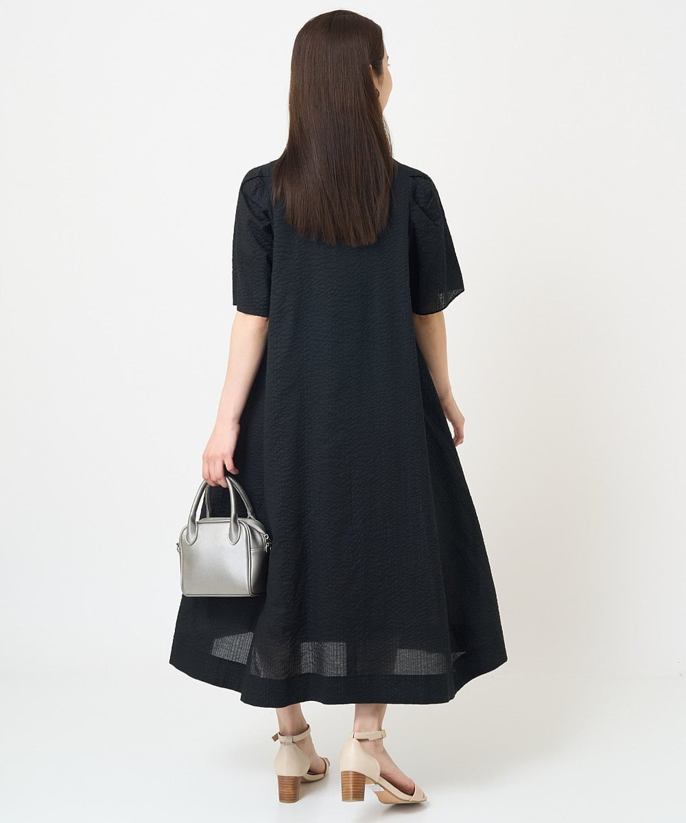 F6EGV45360 MICHEL KLEIN(小さいサイズ)(メゾン ドゥ サンク) [小さいサイズ]サッカーワンピース ブラウン(87)