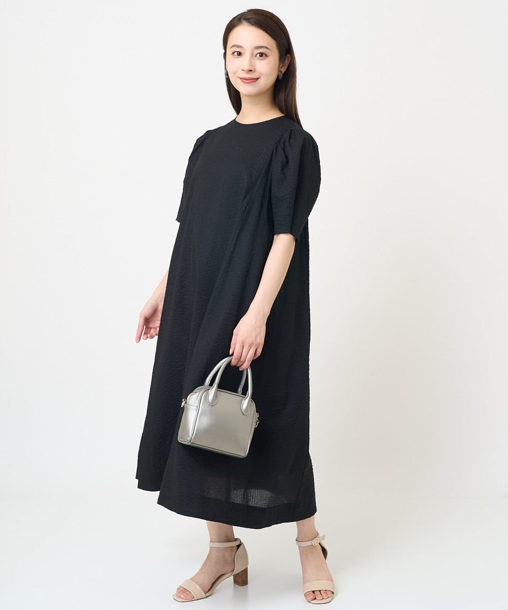 F6EGV45360 MICHEL KLEIN(小さいサイズ)(メゾン ドゥ サンク) [小さいサイズ]サッカーワンピース ブラウン(87)