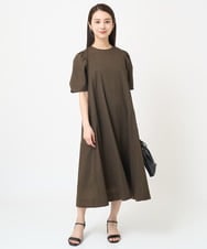 F6EGV45360 MICHEL KLEIN(小さいサイズ)(メゾン ドゥ サンク) [小さいサイズ]サッカーワンピース ブラウン(87)