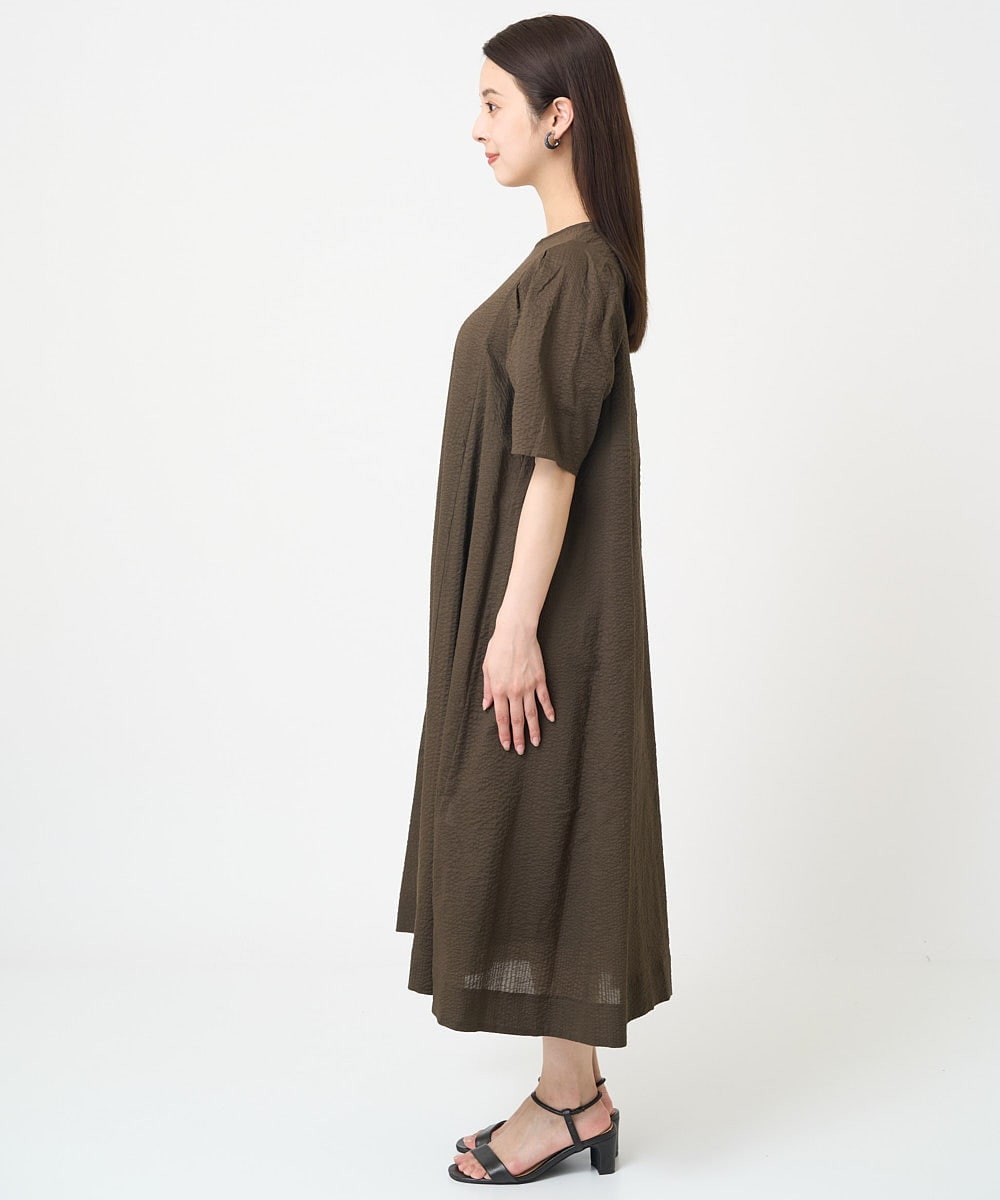 F6EGV45360 MICHEL KLEIN(小さいサイズ)(メゾン ドゥ サンク) [小さいサイズ]サッカーワンピース ブラウン(87)