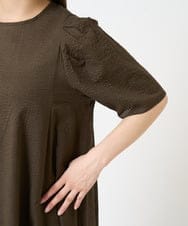 F6EGV45360 MICHEL KLEIN(小さいサイズ)(メゾン ドゥ サンク) [小さいサイズ]サッカーワンピース ブラウン(87)
