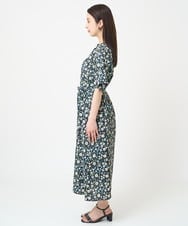 F6EGV46390 MICHEL KLEIN(小さいサイズ)(メゾン ドゥ サンク) [小さいサイズ]フラワープリント3WAYワンピース(オリジナルプリント) ネイビー系(57)