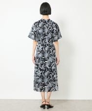 F6EHV50330 MICHEL KLEIN(小さいサイズ)(メゾン ドゥ サンク) [小さいサイズ]ペイズリープリント3WAYワンピース ホワイト系(50)