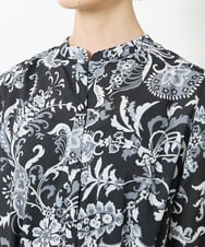 F6EHV50330 MICHEL KLEIN(小さいサイズ)(メゾン ドゥ サンク) [小さいサイズ]ペイズリープリント3WAYワンピース ホワイト系(50)
