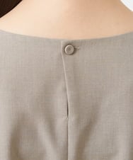 F6EHV53290 MICHEL KLEIN(小さいサイズ)(メゾン ドゥ サンク) [小さいサイズ]ドライタッチリネンライクワンピース モカ(87)