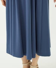 F6EJA04290 MICHEL KLEIN(小さいサイズ)(メゾン ドゥ サンク) ［小さいサイズ］ストレッチカットワンピース ブルー