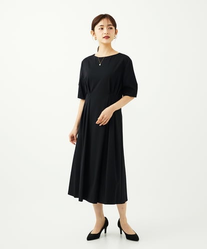 F6EJA04290 MICHEL KLEIN(小さいサイズ) ［小さいサイズ］ストレッチカットワンピース
