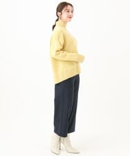 F6FAA35230 MICHEL KLEIN(小さいサイズ)(メゾン ドゥ サンク) [小さいサイズ]ラムウールハイネックニット イエロー