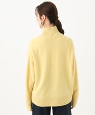F6FAA35230 MICHEL KLEIN(小さいサイズ)(メゾン ドゥ サンク) [小さいサイズ]ラムウールハイネックニット イエロー