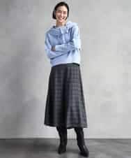 F6FAD11200 MICHEL KLEIN(小さいサイズ)(メゾン ドゥ サンク) [小さいサイズ]モールプルオーバー ライトグレー