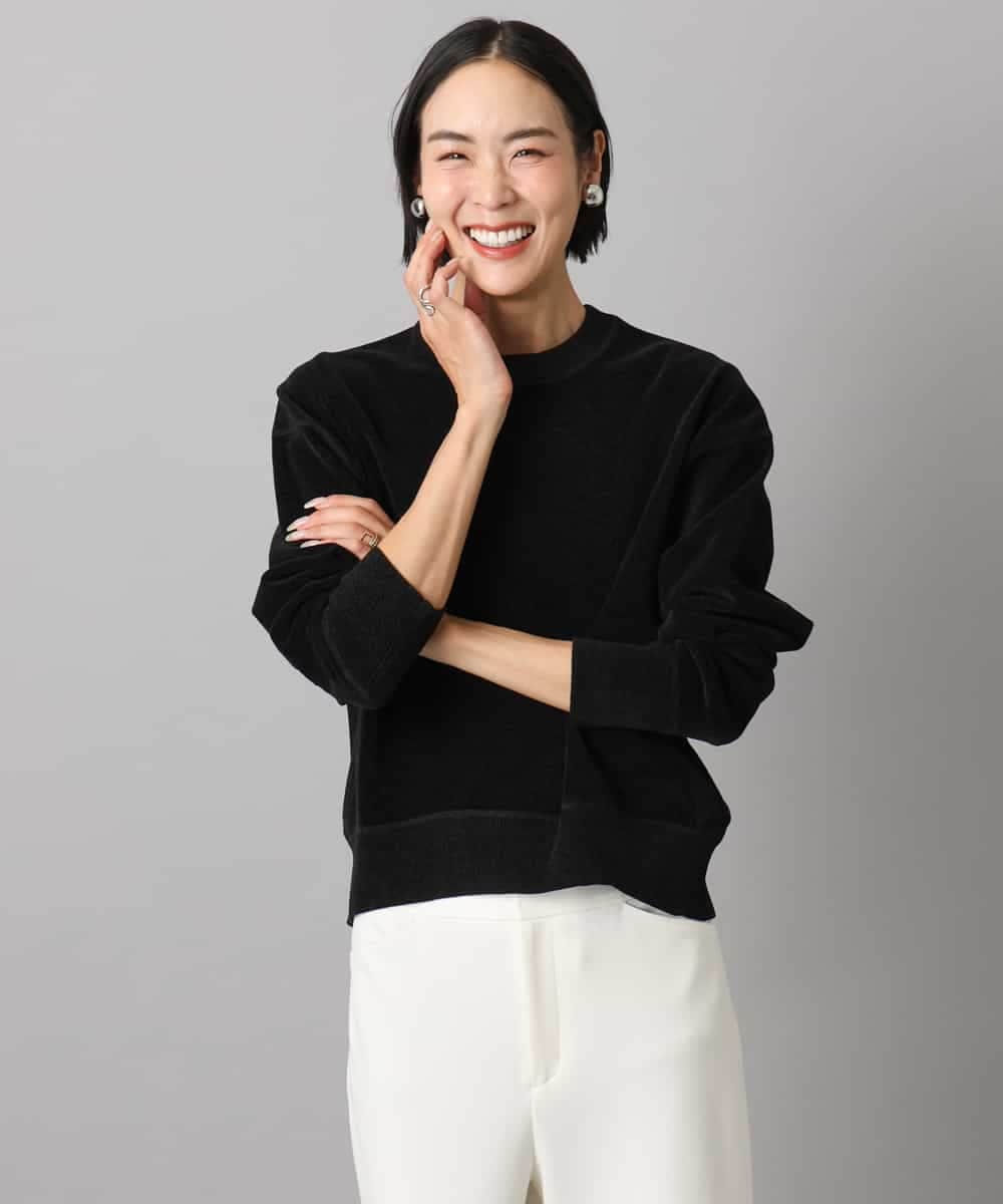 F6FAD11200 MICHEL KLEIN(小さいサイズ)(メゾン ドゥ サンク) [小さいサイズ]モールプルオーバー ライトグレー