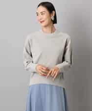 F6FAD11200 MICHEL KLEIN(小さいサイズ)(メゾン ドゥ サンク) [小さいサイズ]モールプルオーバー ライトグレー