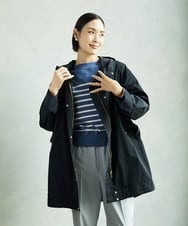 F6FAD15190 MICHEL KLEIN(小さいサイズ)(メゾン ドゥ サンク) [小さいサイズ]ホールガーメント(R)ボトルネックニット ライトブルー