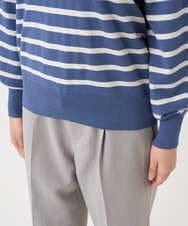 F6FAD15190 MICHEL KLEIN(小さいサイズ)(メゾン ドゥ サンク) [小さいサイズ]ホールガーメント(R)ボトルネックニット ライトブルー