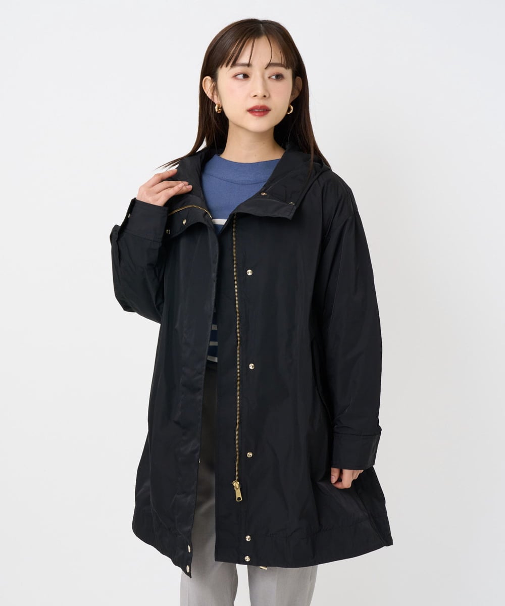 F6FAD15190 MICHEL KLEIN(小さいサイズ)(メゾン ドゥ サンク) [小さいサイズ]ホールガーメント(R)ボトルネックニット ライトブルー