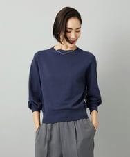 F6FAD15190 MICHEL KLEIN(小さいサイズ)(メゾン ドゥ サンク) [小さいサイズ]ホールガーメント(R)ボトルネックニット ライトブルー