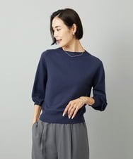 F6FAD15190 MICHEL KLEIN(小さいサイズ)(メゾン ドゥ サンク) [小さいサイズ]ホールガーメント(R)ボトルネックニット ライトブルー