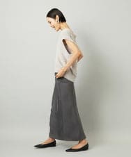 F6FAD16190 MICHEL KLEIN(小さいサイズ)(メゾン ドゥ サンク) [小さいサイズ]フェザータッチVネックベスト ブラウン