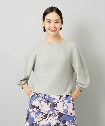 F6FAD18220 MICHEL KLEIN(小さいサイズ) [小さいサイズ]ホールガーメント(R)ラメニット
