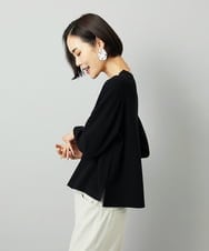 F6FAD23210 MICHEL KLEIN(小さいサイズ)(メゾン ドゥ サンク) [小さいサイズ]Vネックニット ライトブルー