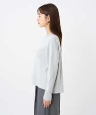 F6FAD23210 MICHEL KLEIN(小さいサイズ)(メゾン ドゥ サンク) [小さいサイズ]Vネックニット ライトブルー