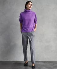 F6FAD28230 MICHEL KLEIN(小さいサイズ)(メゾン ドゥ サンク) [小さいサイズ][定番人気]ハイネックニット ライトグレー