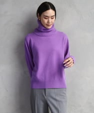 F6FAD28230 MICHEL KLEIN(小さいサイズ)(メゾン ドゥ サンク) [小さいサイズ][定番人気]ハイネックニット ライトグレー