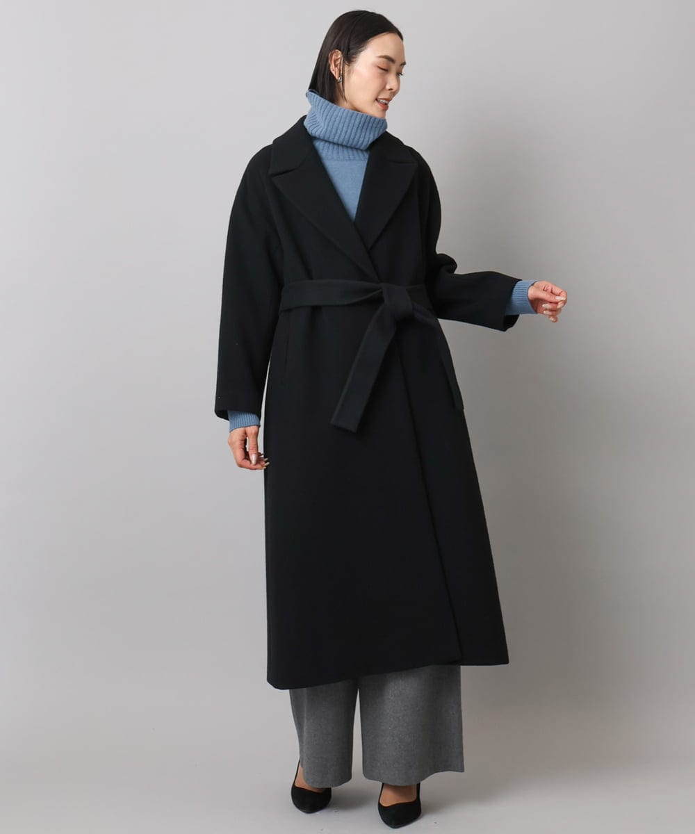 F6FAD28230 MICHEL KLEIN(小さいサイズ)(メゾン ドゥ サンク) [小さいサイズ][定番人気]ハイネックニット ライトグレー