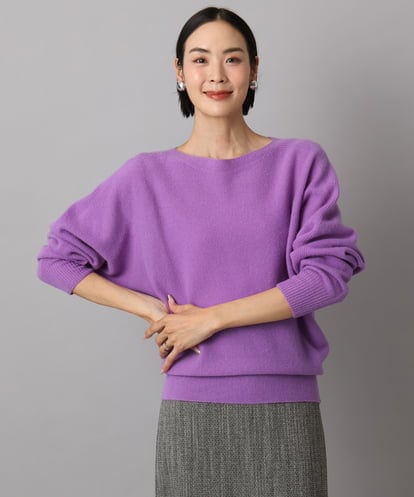 F6FAD40190 MICHEL KLEIN(小さいサイズ) [小さいサイズ][定番人気]ホールガーメント(R)ドルマンスリーブニット