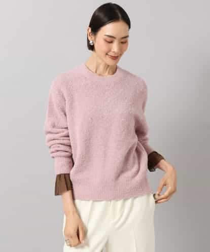 F6FAG51240 MICHEL KLEIN(小さいサイズ) [小さいサイズ]アルパカブークレニット