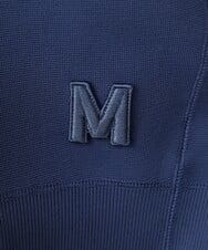 F6FAV37190 MICHEL KLEIN(小さいサイズ)(メゾン ドゥ サンク) [小さいサイズ]スポンディッシュポリワッペン付きニット（セットアップ対応） カーキ(36)