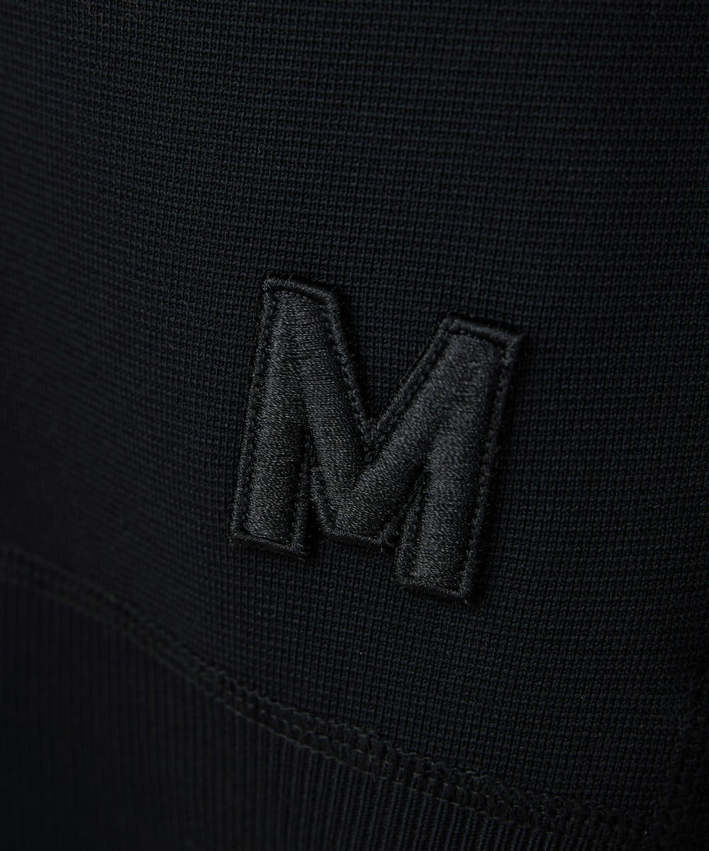 F6FAV37190 MICHEL KLEIN(小さいサイズ)(メゾン ドゥ サンク) [小さいサイズ]スポンディッシュポリワッペン付きニット（セットアップ対応） カーキ(36)