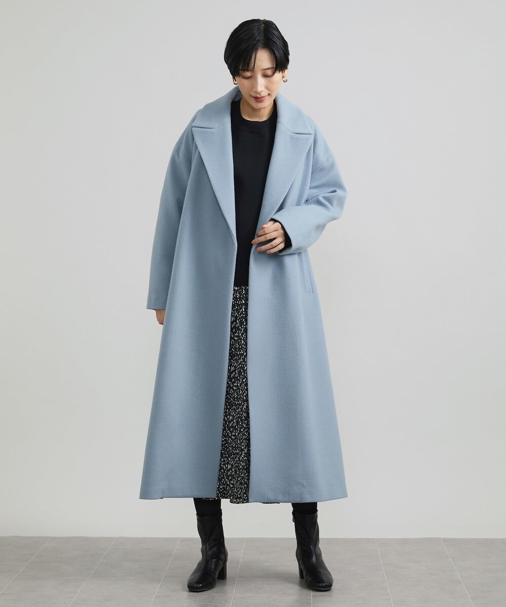 F6FAV37190 MICHEL KLEIN(小さいサイズ)(メゾン ドゥ サンク) [小さいサイズ]スポンディッシュポリワッペン付きニット（セットアップ対応） カーキ(36)