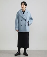 F6FAV37190 MICHEL KLEIN(小さいサイズ)(メゾン ドゥ サンク) [小さいサイズ]スポンディッシュポリワッペン付きニット（セットアップ対応） カーキ(36)