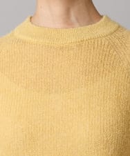 F6FBD32230 MICHEL KLEIN(小さいサイズ)(メゾン ドゥ サンク) モヘアローゲージニット イエロー