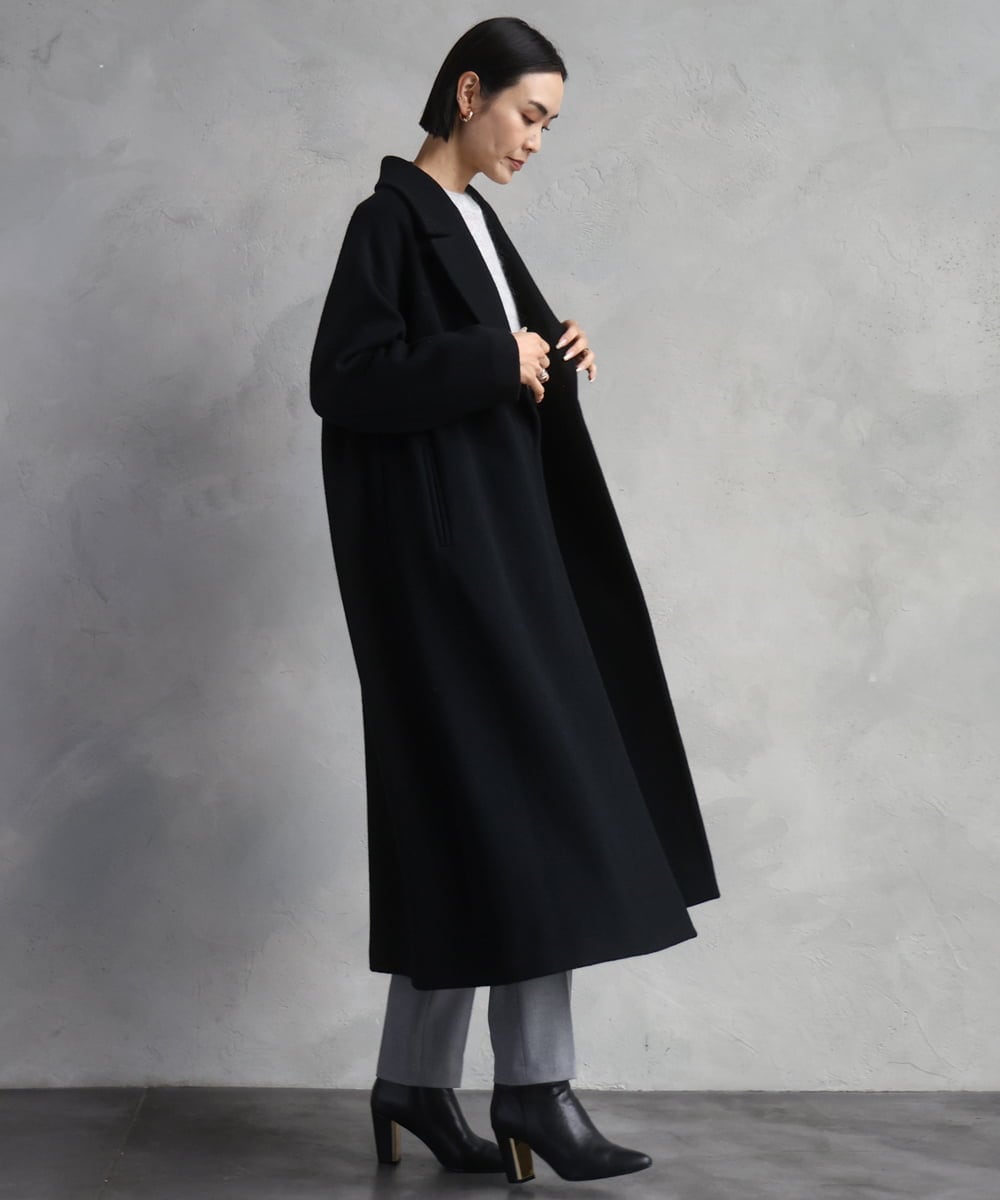 F6FBD32230 MICHEL KLEIN(小さいサイズ)(メゾン ドゥ サンク) モヘアローゲージニット イエロー